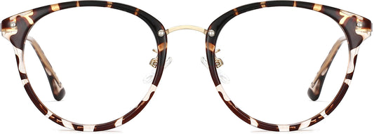 Caroline Round Tortoise Eyeglasses from ANRRI