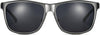 Carson Gray Plastic Sunglasses from ANRRI, front view
