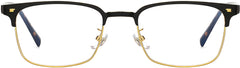 Carter Browline Tortoise Eyeglasses from ANRRI, front view