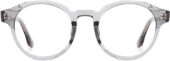 Cayden Round Gray Eyeglasses from ANRRI, front view