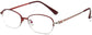 Cecily Red Metal Eyeglasses from ANRRI