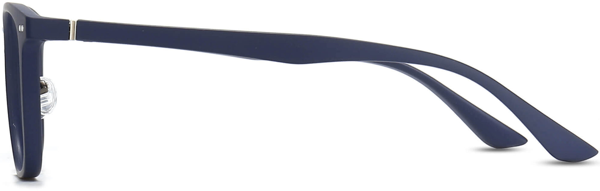 Chance Square Blue Eyeglasses from ANRRI, side view