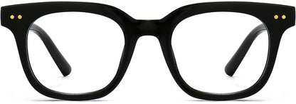 Charlee Square Black Eyeglasses from ANRRI
