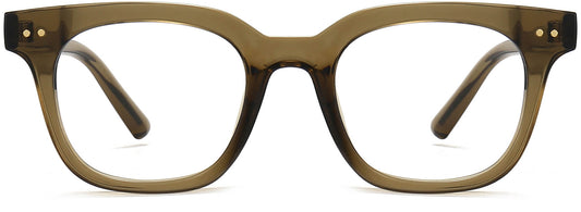 Charlee Square Green Eyeglasses from ANRRI