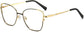 Charley Cateye Black Eyeglasses from ANRRI, angle view