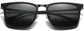Chase Black Plastic Sunglasses from ANRRI, closed view