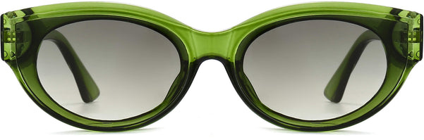 Chatty Green Plastic Sunglasses from ANRRI