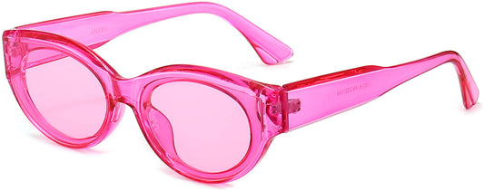 Chatty Pink Plastic Sunglasses from ANRRI