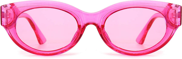 Chatty Pink Plastic Sunglasses from ANRRI