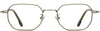 Cillian Geometric Green Eyeglasses from ANRRI, front view