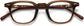 Clay Round Green Eyeglasses from ANRRI, closed view