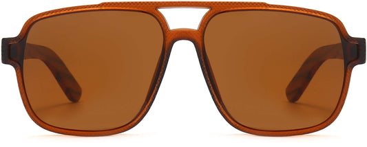 Colotte Brown Plastic Sunglasses from ANRRI