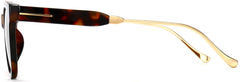 Cooper Tortoise Plastic Sunglasses from ANRRI, side view