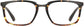 Corbin Rectangle Tortoise Eyeglasses from ANRRI, front view