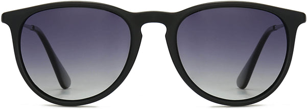 Creo Matte Black Plastic Sunglasses from ANRRI