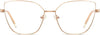 Daisy Cateye Rose Pink Eyeglasses from ANRRI, front view