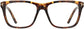 Daleyza Cateye Tortoise Eyeglasses from ANRRI, front view
