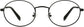 Dariel Round Black Eyeglasses from ANRRI, front view