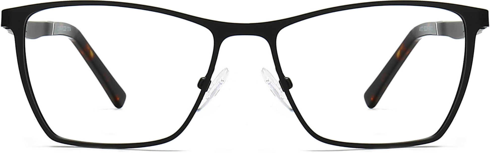 Delilah Cateye Black Eyeglasses from ANRRI, front view
