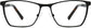 Delilah Cateye Black Eyeglasses from ANRRI, front view