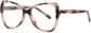 Demi Cateye Tortoise Eyeglasses from ANRRI,angle view