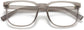 Denver Square Gray Eyeglasses from ANRRI, closed view