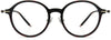 Derrick Round Tortoise Eyeglasses from ANRRI, front view