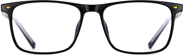 Destiny Rectangle Black Eyeglasses from ANRRI