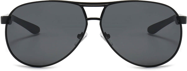Diga Black Stainless steel Sunglasses from ANRRI