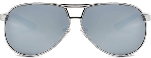 Diga Silver Mirror Stainless steel Sunglasses from ANRRI