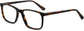Dillon Square Tortoise Eyeglasses from ANRRI, angle view