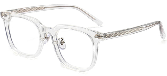 Dominick Square Clear Eyeglasses from ANRRI, angle view