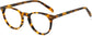 Dorian Round Tortoise Eyeglasses from ANRRI, angle view