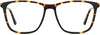 Eleanore Square Tortoise Eyeglasses from ANRRI, front view