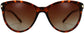 Elena Tortoise Plastic Sunglasses from ANRRI, front view