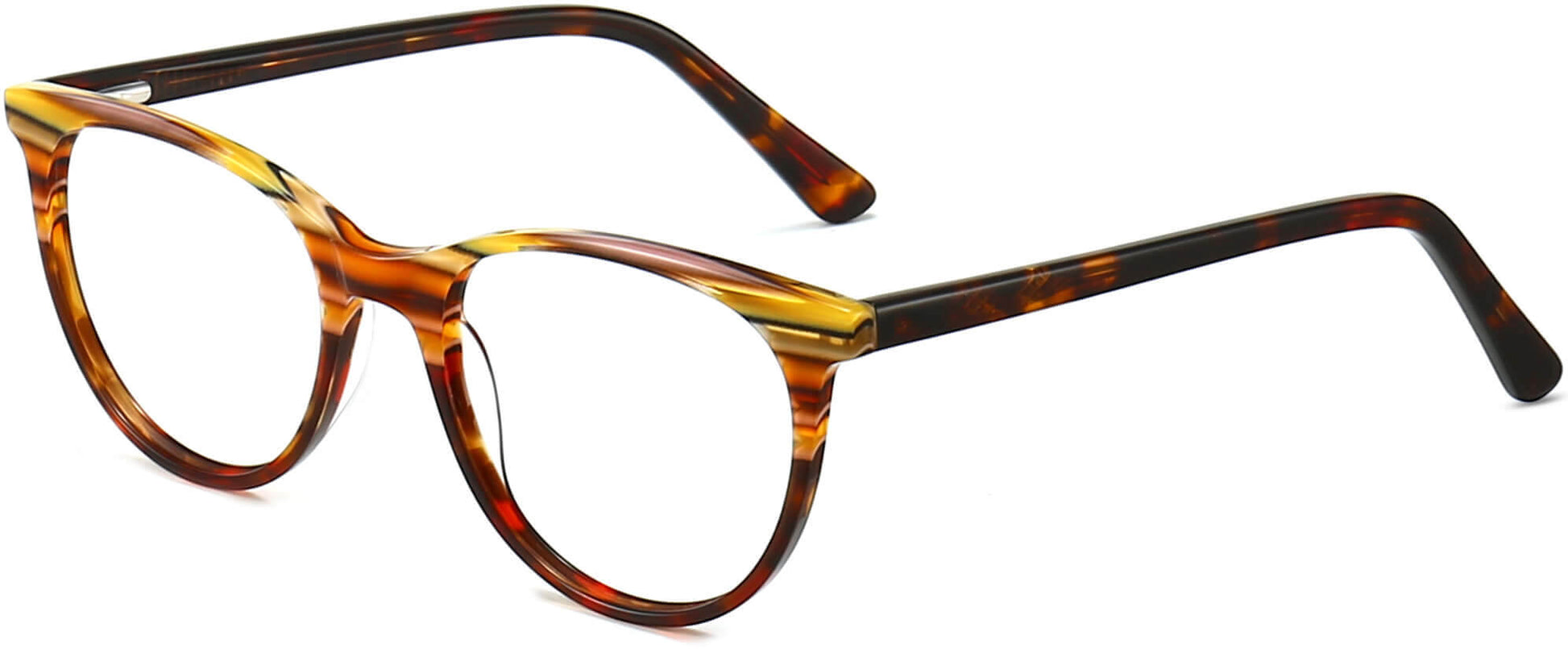 Eliza Cateye Tortoise Eyeglasses from ANRRI, angle view