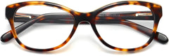 Elsie Cateye Tortoise Eyeglasses from ANRRI, closed view