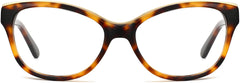 Elsie Cateye Tortoise Eyeglasses from ANRRI, front view