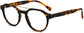 Emberly Round Tortoise Eyeglasses from ANRRI, angle view