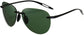 Emery Black Plastic Sunglasses from ANRRI, angle view