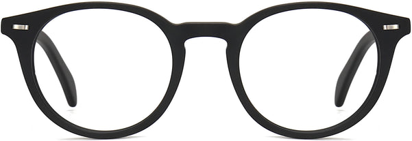 Emilia Round Black Eyeglasses from ANRRI