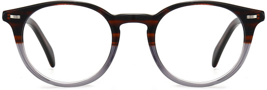 Emilia Round Tortoise Gray Eyeglasses from ANRRI