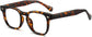 Emmitt Square Tortoise Eyeglasses from ANRRI, angle view