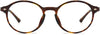 Ensley Round Tortoise Eyeglasses from ANRRI, front view