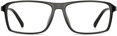 Esteban Rectangle Black  Eyeglasses from ANRRI, front view