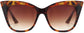 Esther Tortoise Plastic Sunglasses from ANRRI, front view