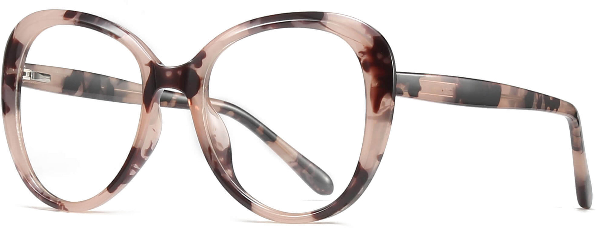 Evelyn Cateye Tortoise Eyeglasses from ANRRI, angle view
