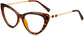 Everett Cateye Tortoise Eyeglasses from ANRRI, angle view
