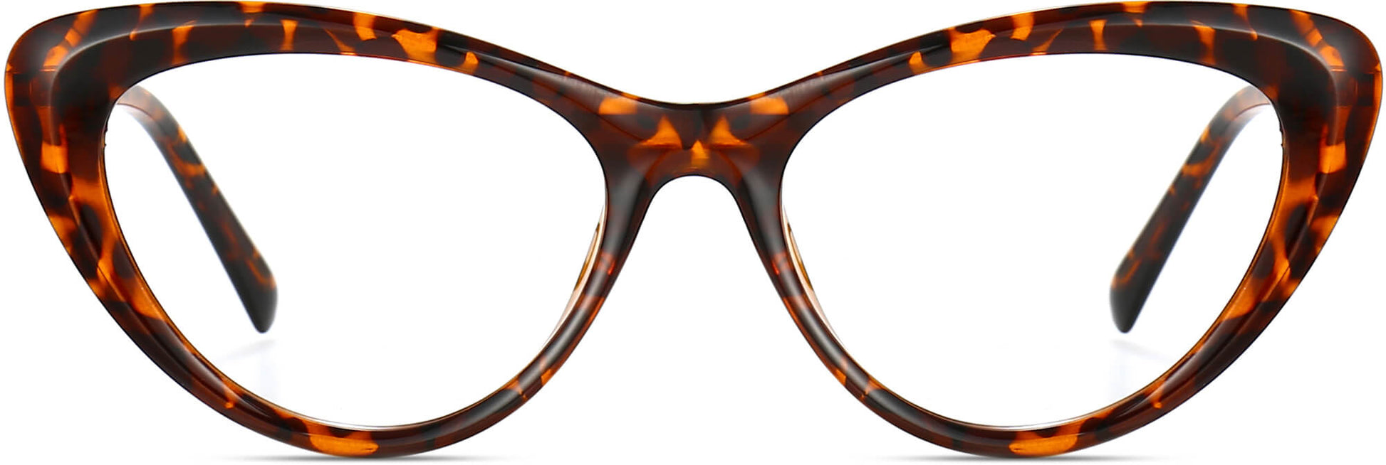 Everett Cateye Tortoise Eyeglasses from ANRRI, front view