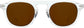 Ezekiel Clear Plastic Sunglasses from ANRRI, front view